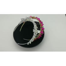 Wholesale Handmade Silver Crystal Pearl Wedding Hairbands Bridal Headpiece